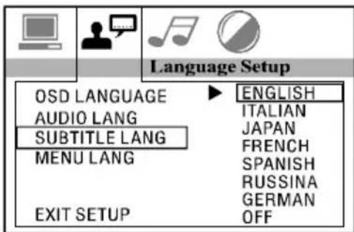Marquant MCR1407 - Subtitle Language Setup - 1