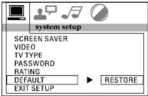 Marquant MCR1407 - Setupmenu - 1