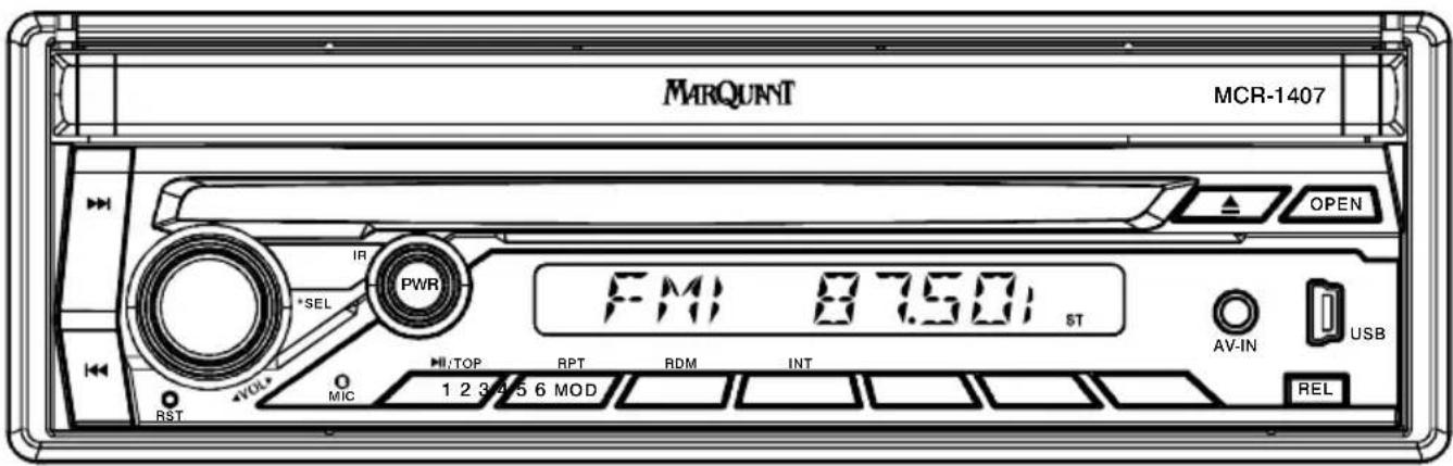Marquant MCR1407 - MODED'EMPLOI - 1