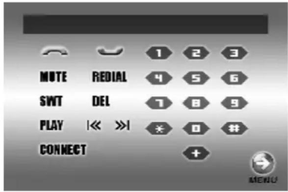 Marquant MCR1407 - Avec un téléphone bluetooth - 1