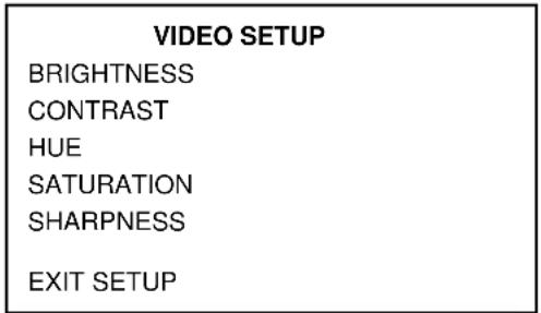 Marquant MCR1295 - 4)VIDEO SETUP - 1