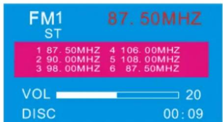 Marquant MCR1283 - Basculer en mode radio - 1