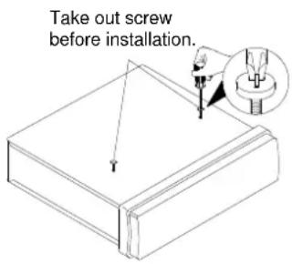 Marquant MCR1283 - TAKE OUT SCREW BEFORE INSTALLATION - 1