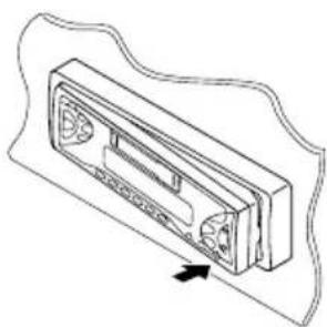 JVC KSFX772R - Comment attacher le panneau de commande - 2