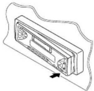 JVC KSFX772R - Attaching the control panel - 2