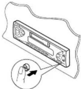JVC KSFX772R - Comment détacher le panneau de commande - 1