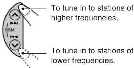 JVC KSFX772R - Tune in to a station (in this example, of 88.3 MHz). - 1