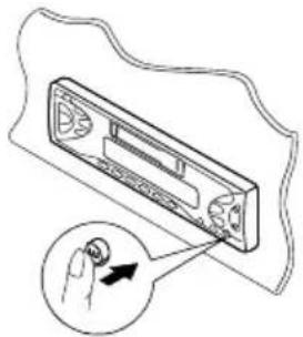 JVC KSFX772R - Abnehmen der Schalttafel - 1