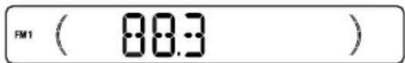 JVC KSFX772R - Tune in to a station (in this example, of 88.3 MHz). - 2