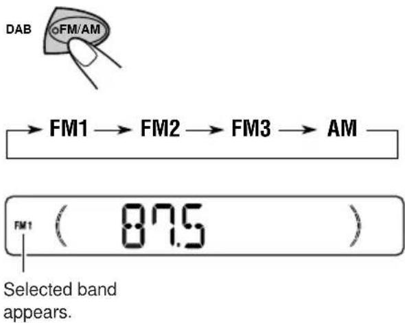 JVC KSFX772R - Searching a station automatically: Auto search - 1
