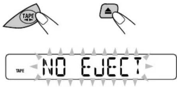 JVC KSFX772R - Prohibiting cassette ejection - 1