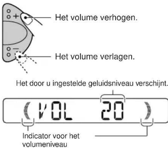 JVC KSFX772R - Regel het volume. - 1