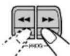 JVC KSFX483R - To fast-wind a tape - 1