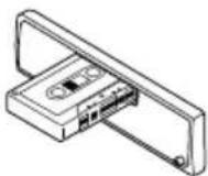 JVC KSFX483R - Legen Sie eine Kassette in das Kassettenfach ein. - 1