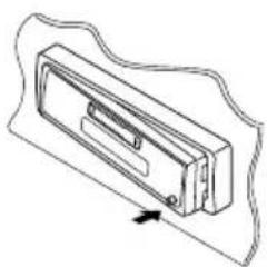 JVC KSFX483R - Anbringen der Schalttafel - 2