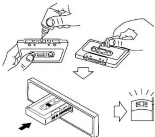 JVC KSFX483R - Pour nettoyer la tête - 1