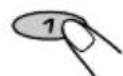 JVC KSFX480R - Press and hold the number button (in this example, 1) for more than 2 seconds. - 1