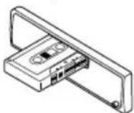 JVC KSFX480R - Plaats een cassette in cassette-compartment. - 1