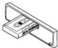 JVC KSFX480R - Legen Sie eine Kassette in das Kassettenfach ein. - 1