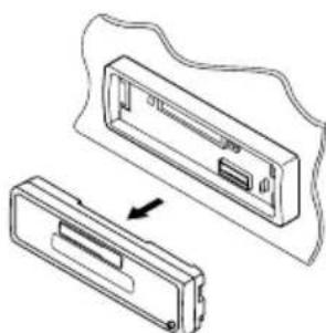 JVC KSFX480R - Detaching the control panel - 3