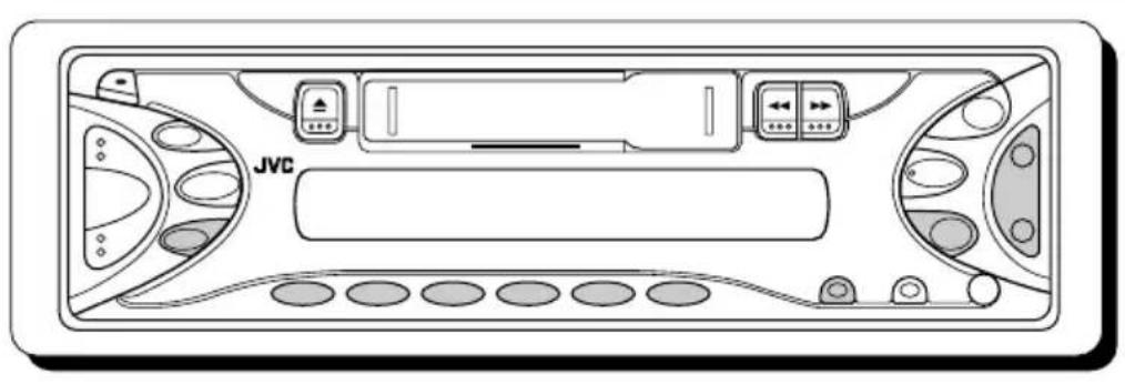 JVC KSFX480R - Comment attacher le panneau de commande - 4