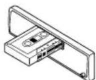 JVC KSFX480R - Insérez une cassette dans le compartment à cassette. - 1
