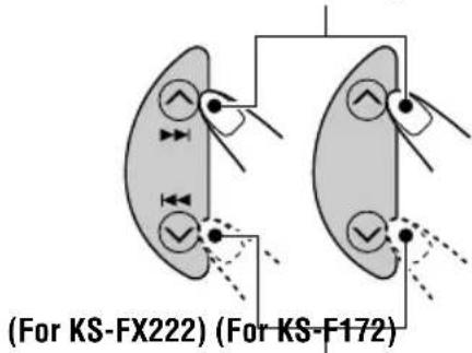 JVC KSFX222 - Start searching a station. - 1