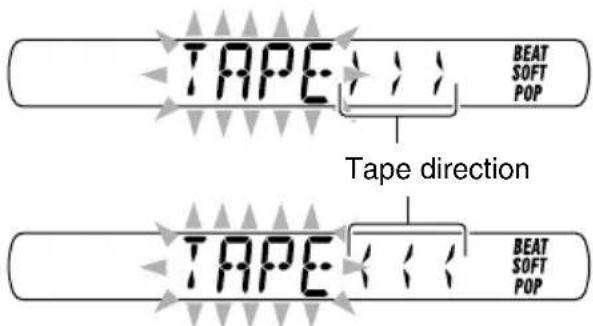 JVC KSFX222 - To fast-wind a tape - 2