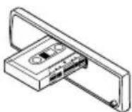 JVC KSFX222 - Insert a cassette into the cassette compartment. - 1