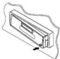 JVC KSFX222 - Attaching the control panel - 2