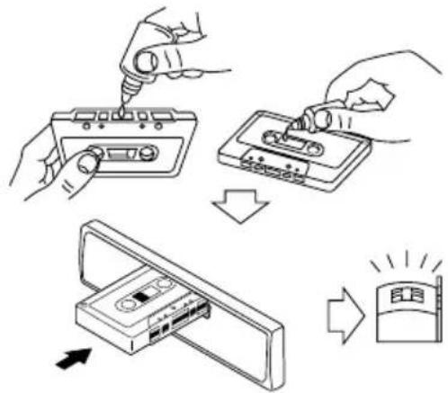 JVC KSFX222 - To clean the head - 1