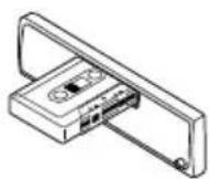 JVC KSFX222 - Legen Sie eine Kassette in das Kassettenfach ein. - 1