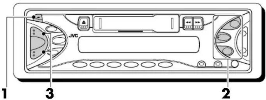 JVC KSFX222 - Het display-venster - 1