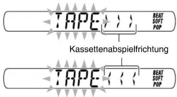JVC KSFX222 - So spulen Sie eine Kassette schnell vor oder zurück - 2