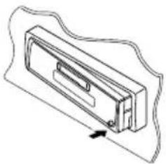 JVC KSF172 - Anbringen der Schalttafel - 2