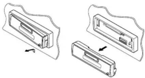 JVC KSF172 - Abnehmen der Schalttafel - 2