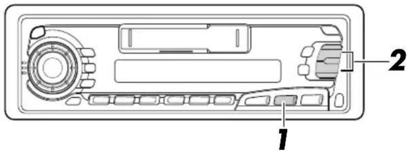 JVC KSFX650R - Automatisch vasteleggen van FM-zenders: SSM - 1