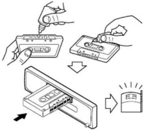 JVC KSFX650R - To clean the heads - 1