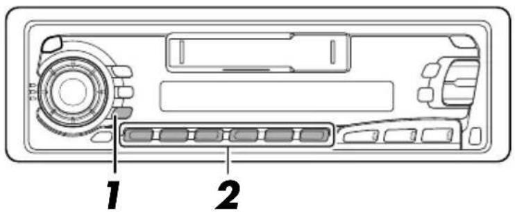 JVC KSFX650R - Een programmagenre opzoeken - 1