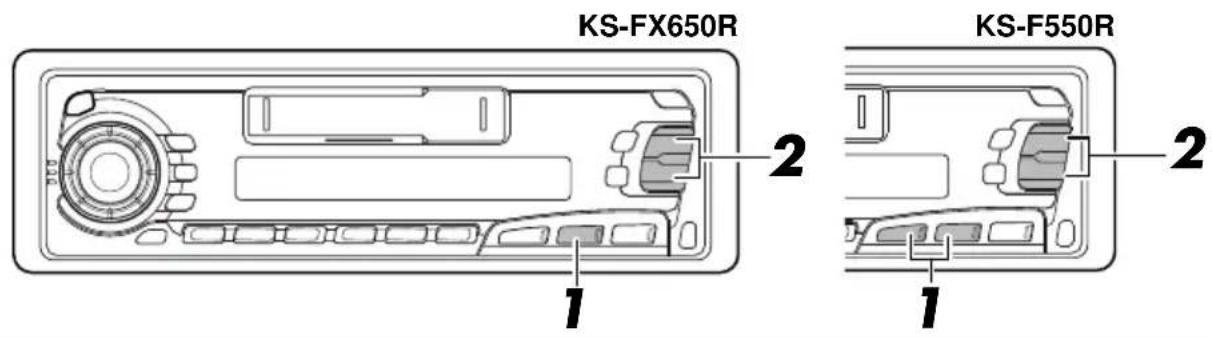 JVC KSFX650R - Listening to the radio - 1