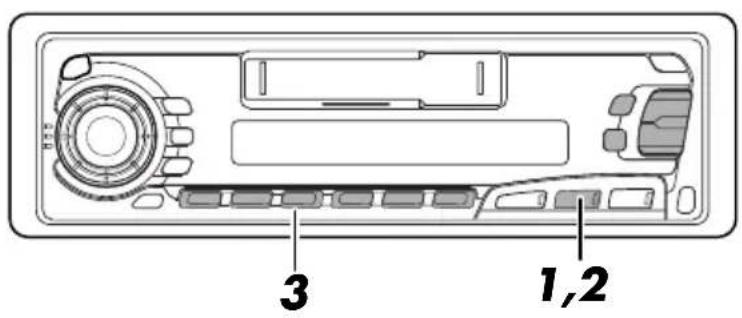 JVC KSFX650R - Afstemmen op een opgeslagen DAB-service - 1