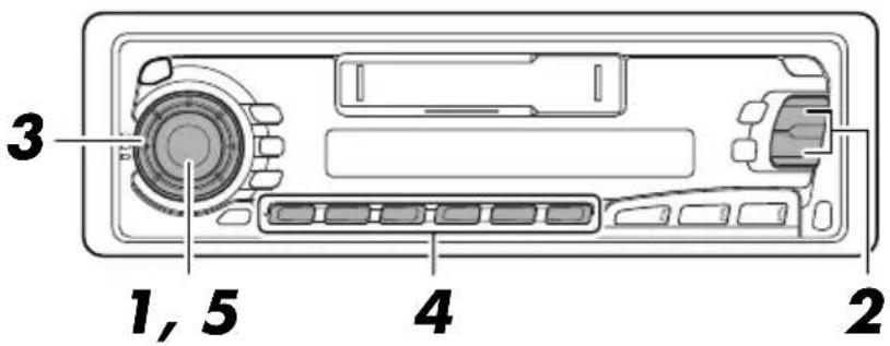 JVC KSFX650R - Uw favoriete programmagenres in het geheugen opslaan - 1