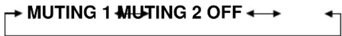 JVC KSFX650R - Selecting the telephone muting - 1