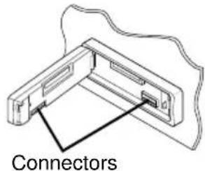 JVC KSFX650R - Note on cleaning the connectors: - 1