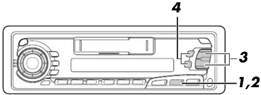 JVC KSFX650R - Afstemmen op een ensemble en op een van de services - 1