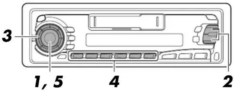 JVC KSFX650R - To store your favorite programme types - 1