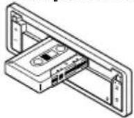 JVC KSLX200R - Plaats een cassette in cassette-compartment. - 1