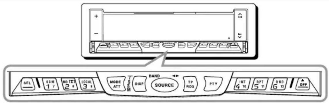 JVC KSLX200R - Om de begrensende frequentie van de subwoofer in te stellen, gaat u als volgt te werk. - 1