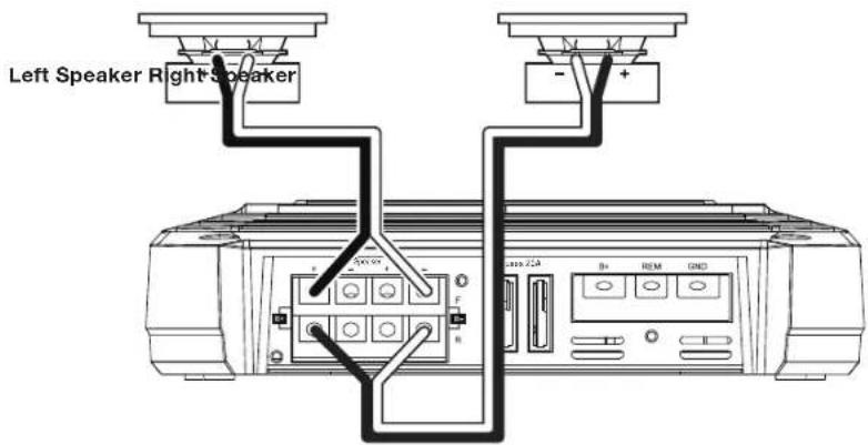 JBL GXA3001 - GX-A604 INPUT CONNECTIONS: 3-CHANNEL OPERATION - 2