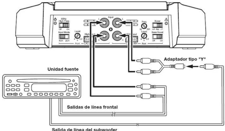 JBL GXA3001 - CONEXIONES DEL ALTAVOZ GX-A604 FUNCIONAMENTO EN 3 CANALES - 2